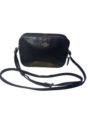 Coach Black Pebbled Mini Jamie Camera bag w/ gold Hardware GUC